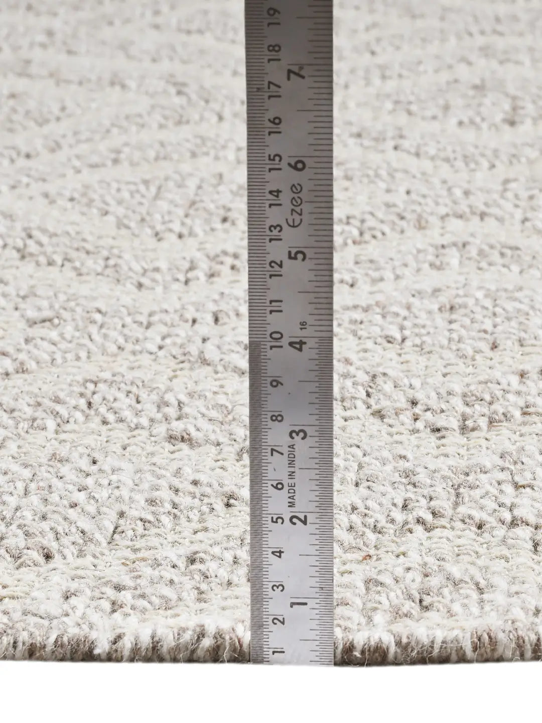 hand woven rug pile height