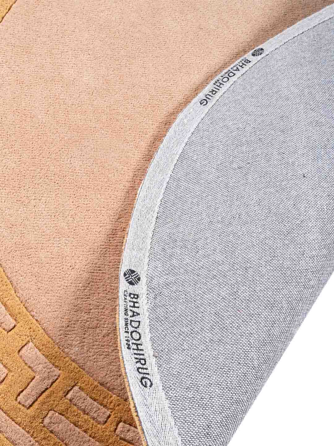 tufted round rug backing