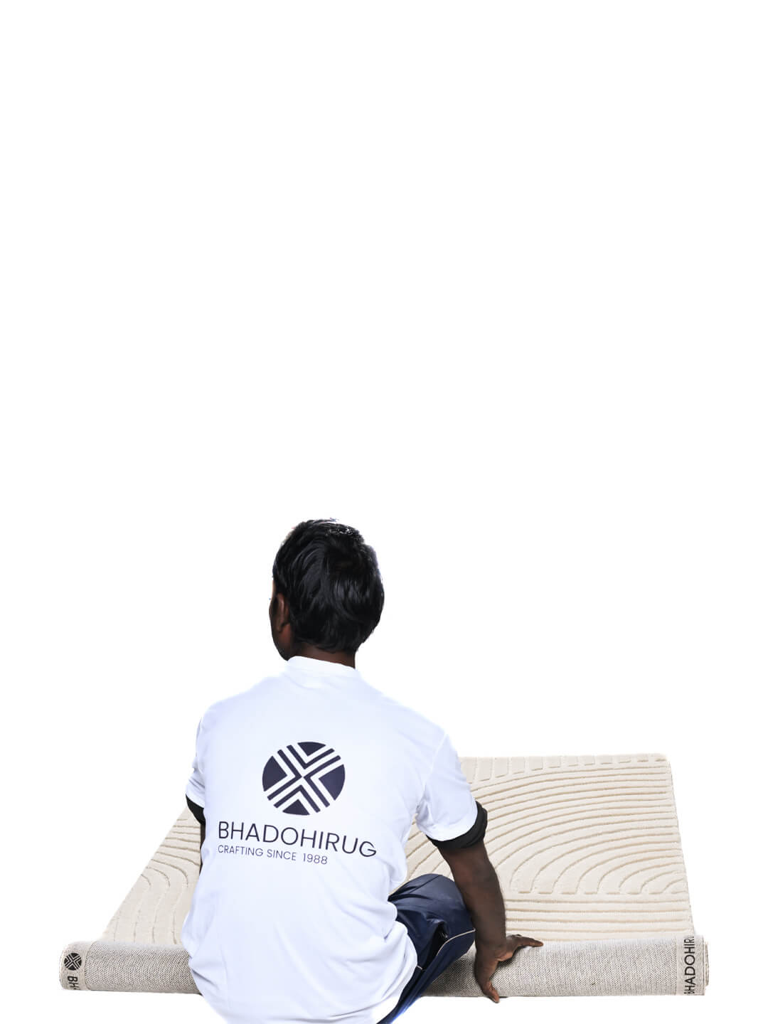 bhadohirug mist tufted wool rug
