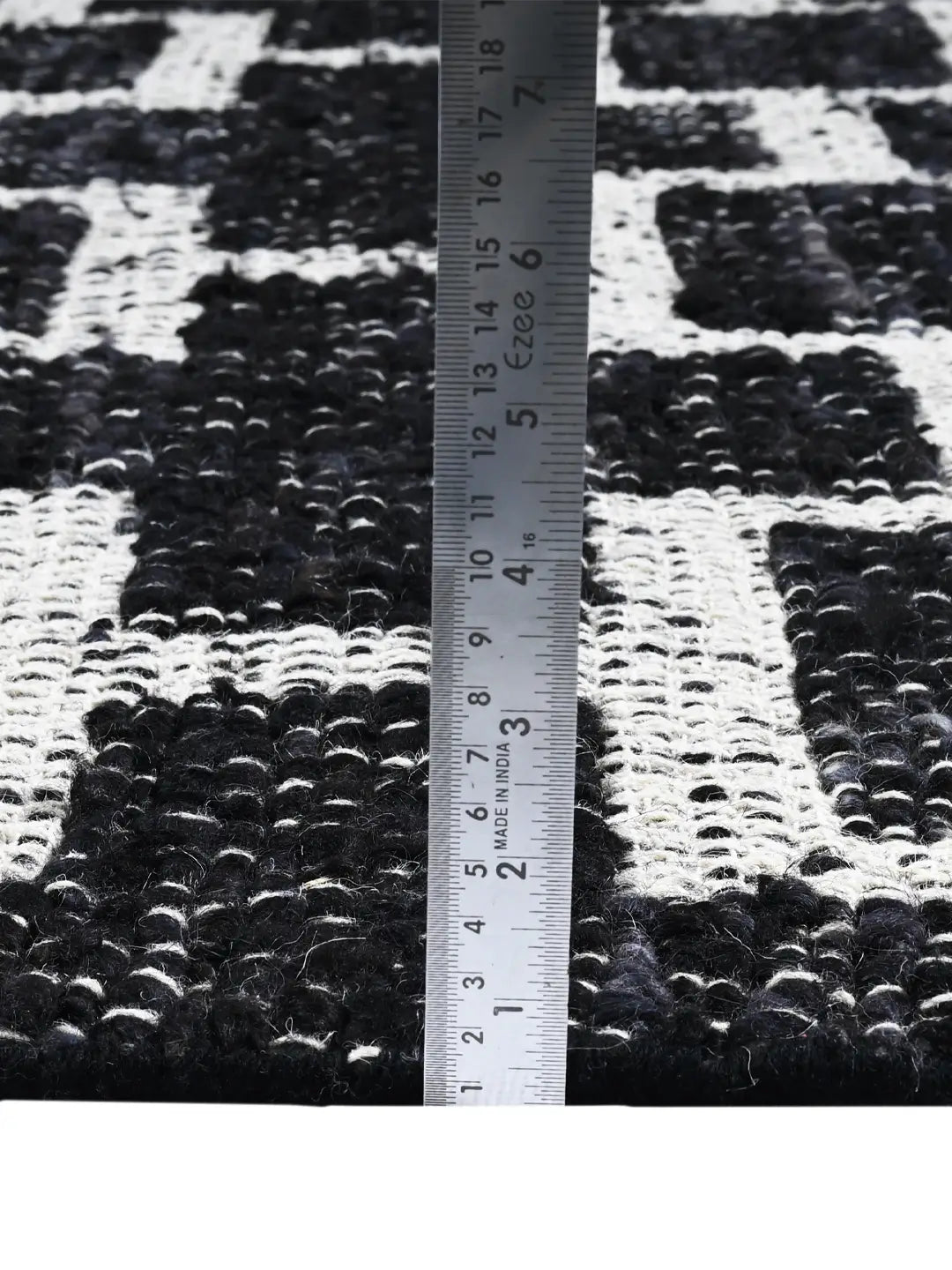 hand woven rug pile height