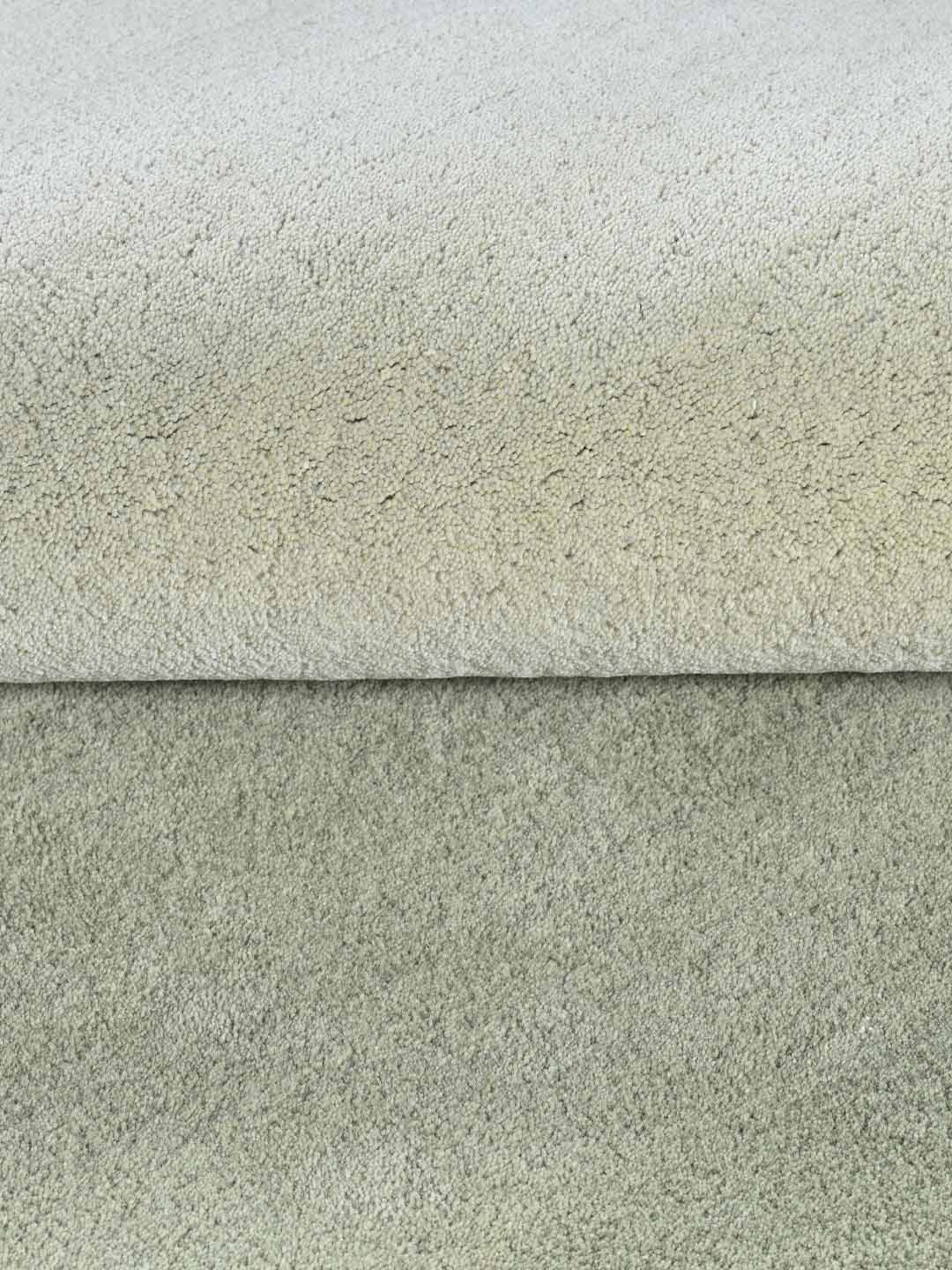 tufted wool rug close up