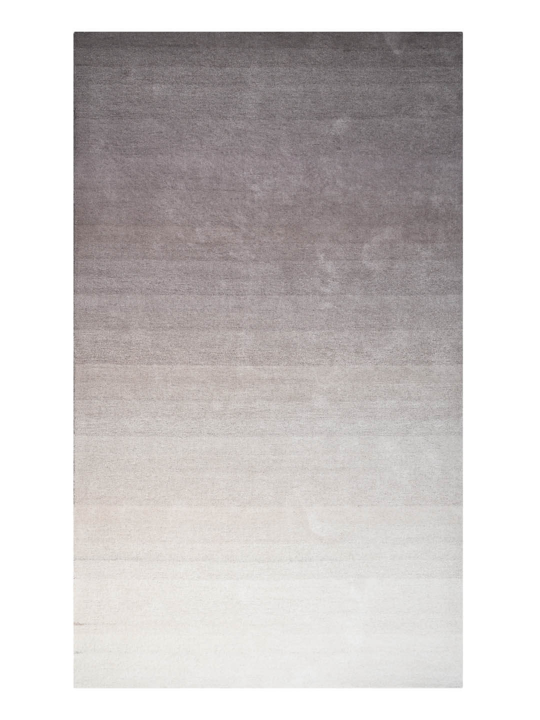 Gradient gray hand tufted wool rug