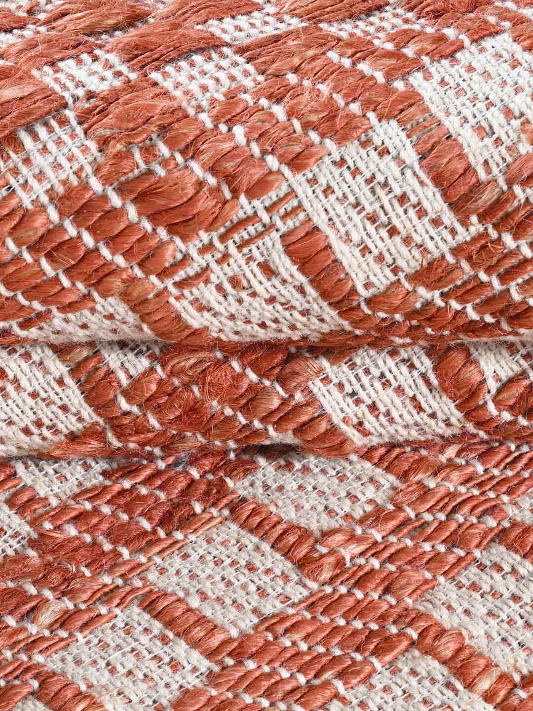 textured handwoven rug