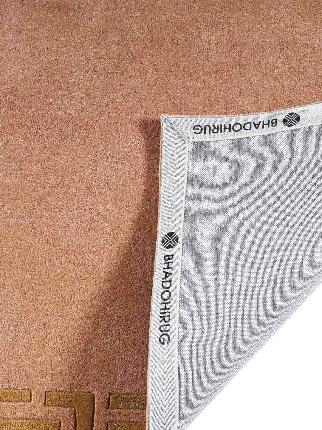 tufted wool rug by bhadohirug