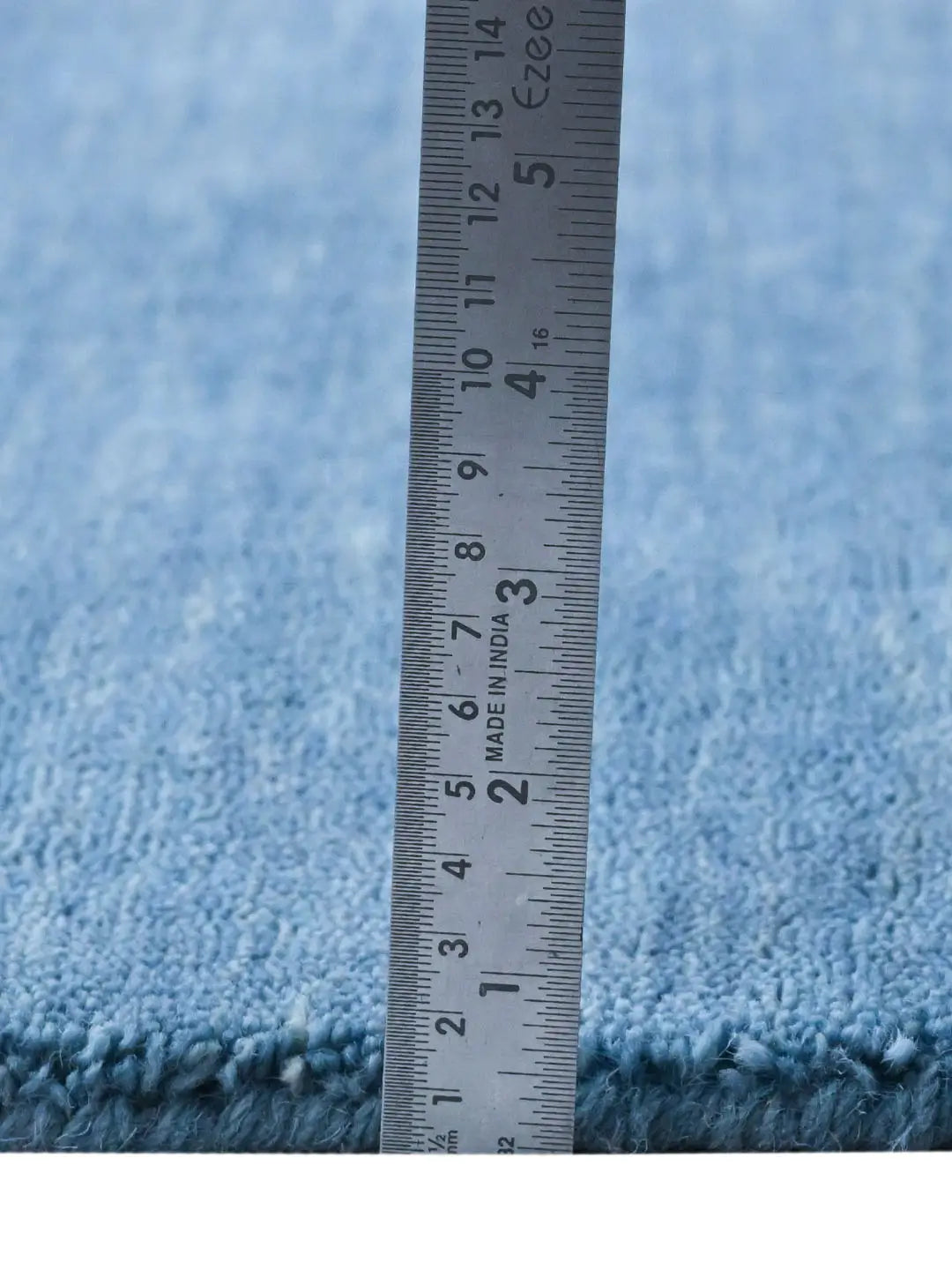 measuring rug pile height
