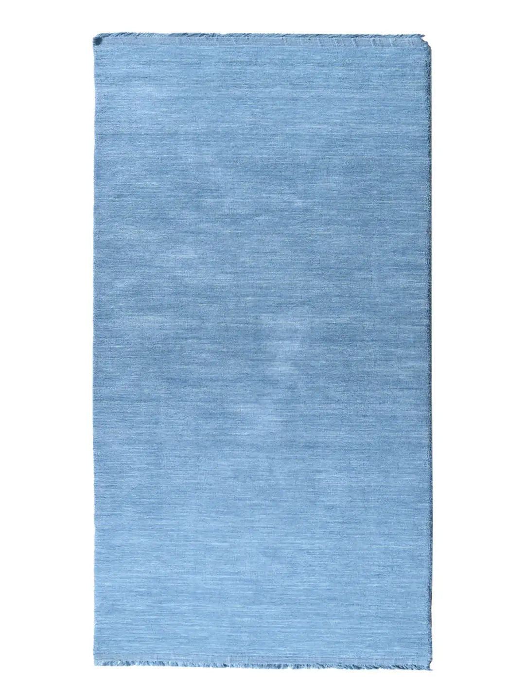 ocean blue handloom wool rug