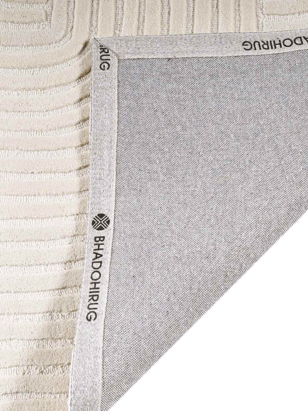 bhadohirug tufted wool rug back