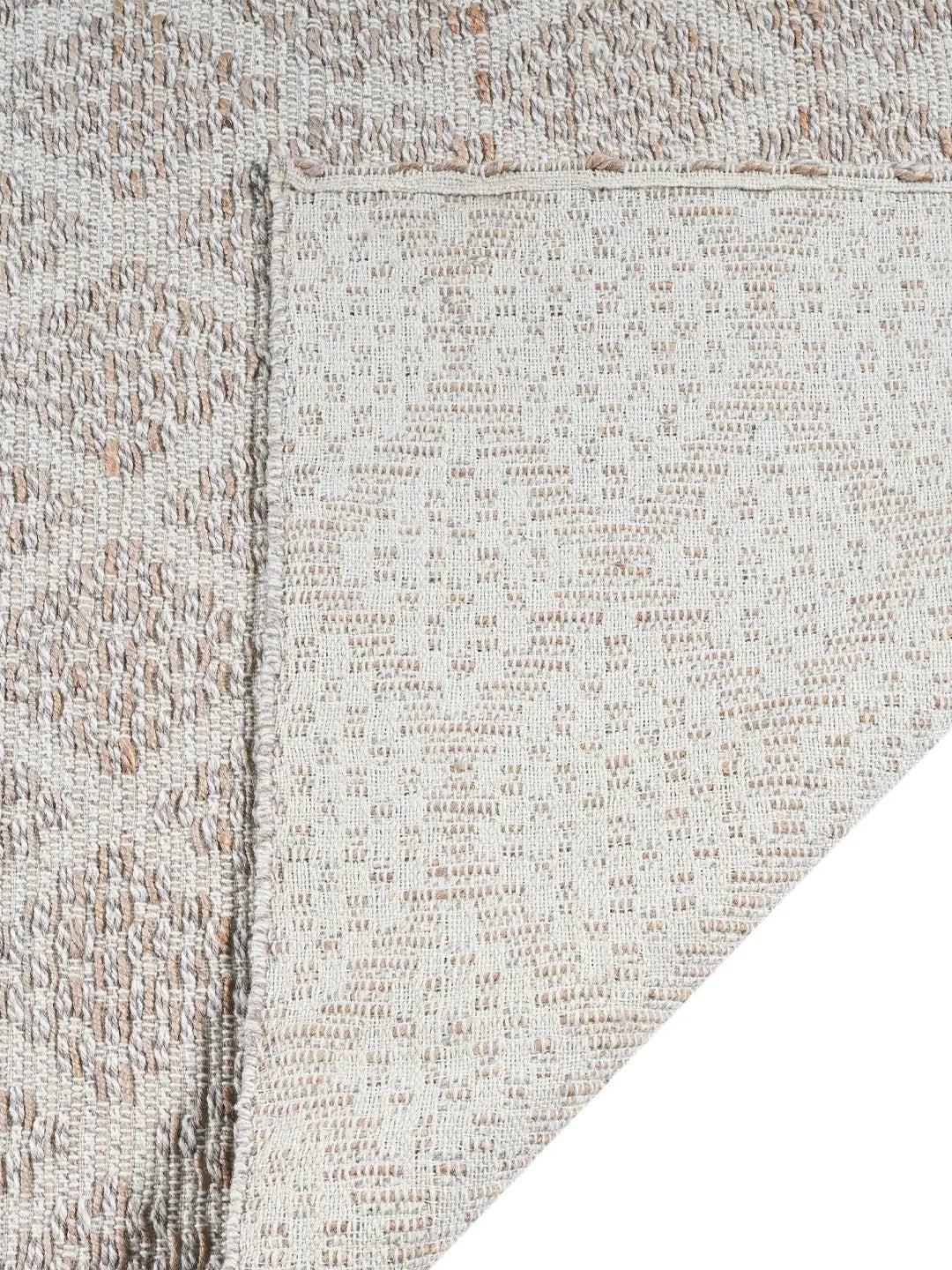 grey wool and jute rug
