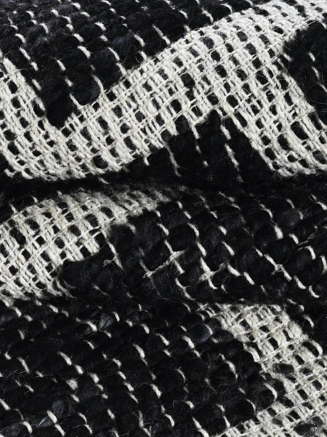 terra woven rug close up